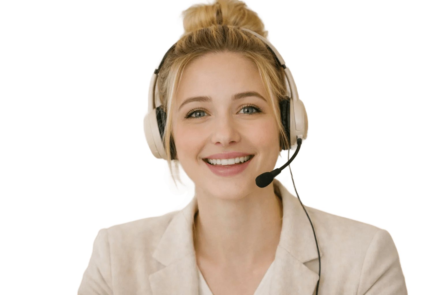 Student on video call