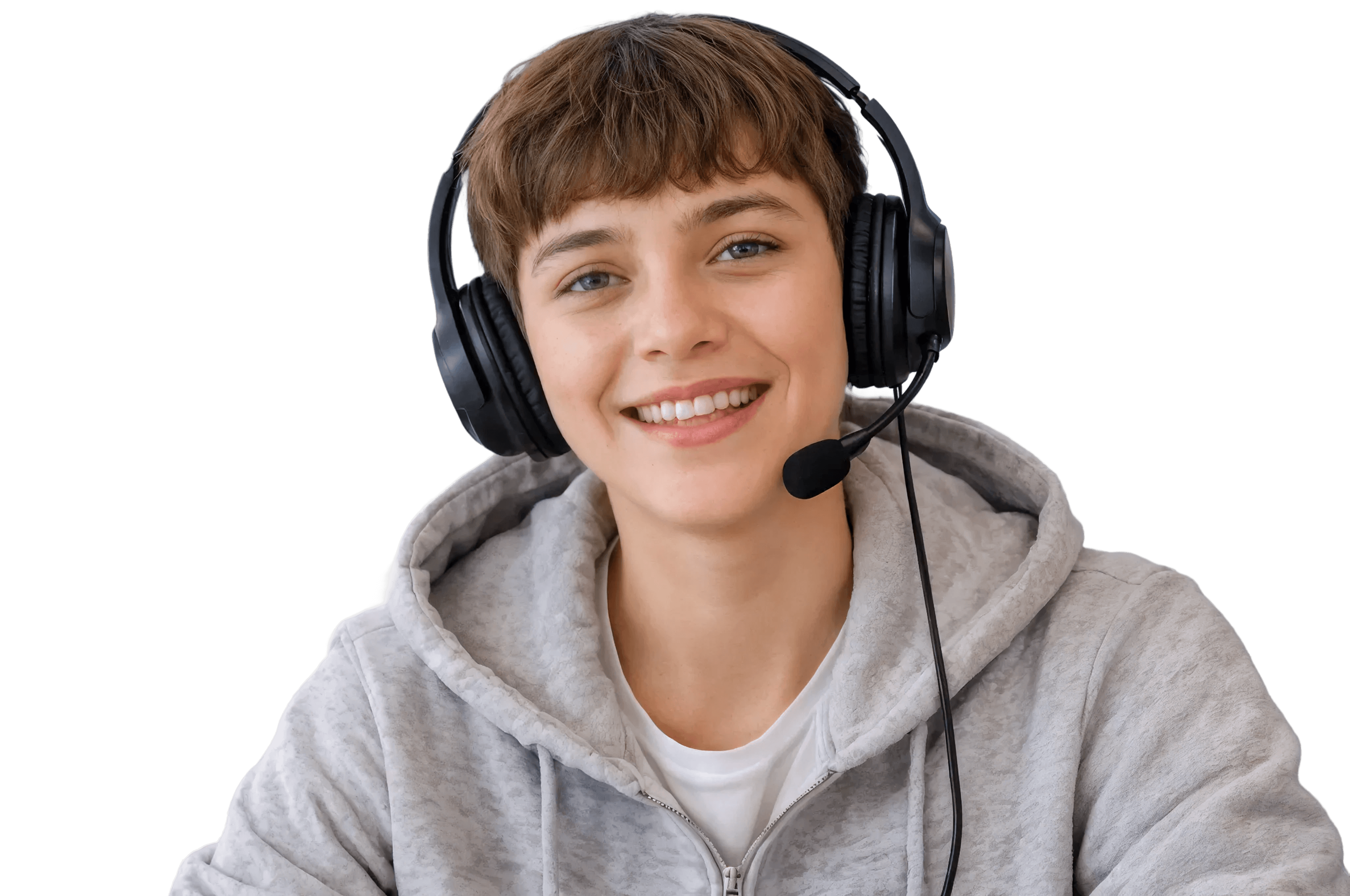 Teacher on video call